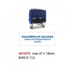 Trodat 4912/P2 Self Inking Stamp 47x18mm